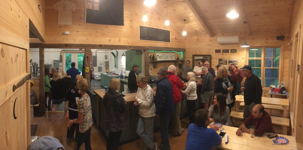 thepourfarm's tweet photo. The Pour Farm nano brewery in Union, Maine is now open!  Fri-Sat: noon to 8 pm.  Wed-Thu: 4 pm to 8 pm.  Special hours July 4: noon to 6 pm. #craftbeer #maine #brewery #farm https://t.co/8TP7tRjrOJ