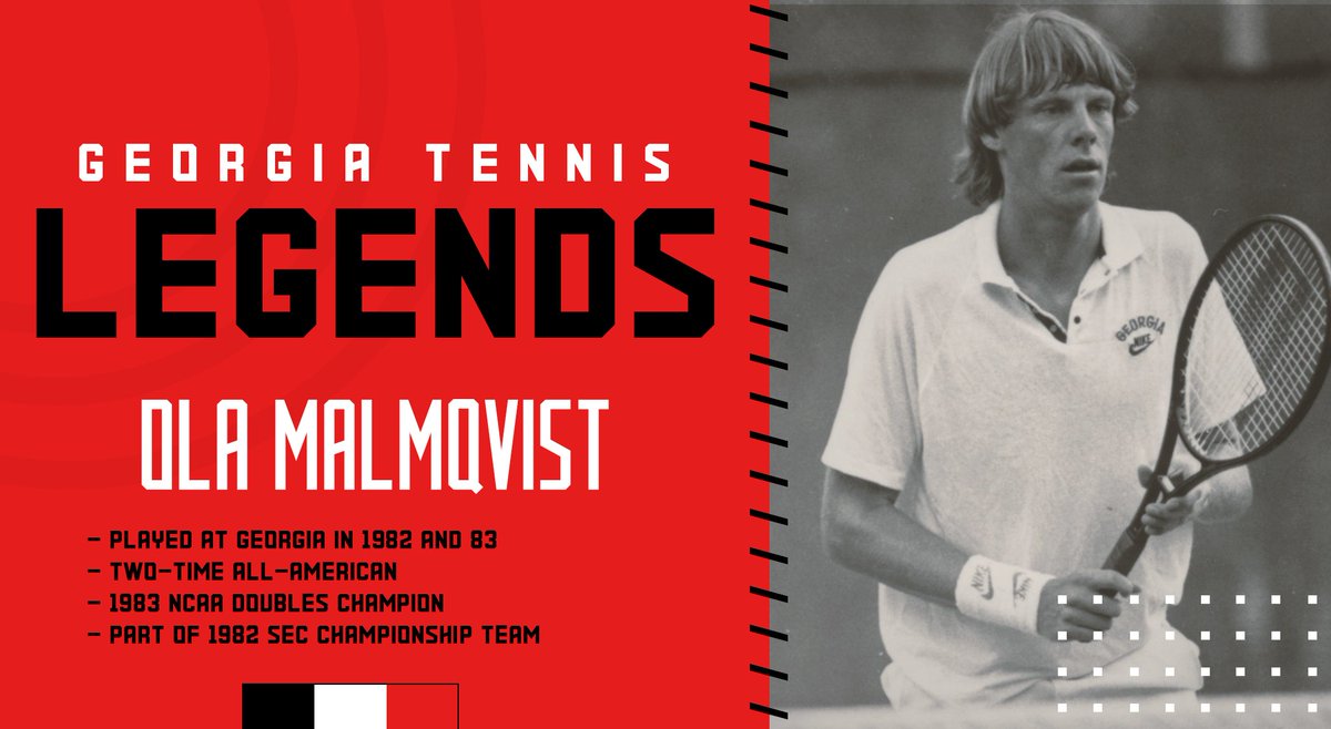 Today's legends spotlight is on Falkenberg, Sweden native Ola Malmqvist. 

1983 NCAA Doubles Champion ✅
44-13 doubles record in two seasons ✅
Two-time All-American ✅

#BulldogTradition