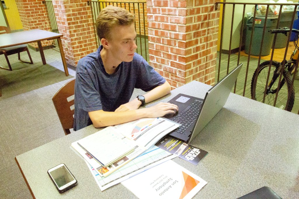 As a summer intern in Trinity’s Arts, Letters, and Enterprise (ALE) program, Ethan Jones ‘21 is working with the San Antonio Symphony's development department to help generate funds for musicians as well as opportunities for disadvantaged students to see upcoming performances.