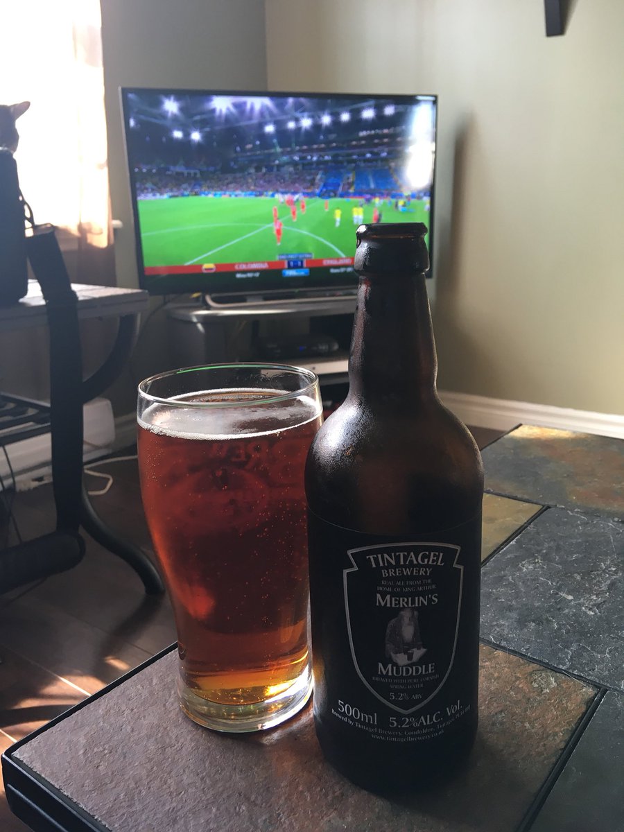 Got home in time to watch some England footy. English ale  compliments of superfriend <a href="/cricker38/">crick8811</a>   Go  🏴󠁧󠁢󠁥󠁮󠁧󠁿