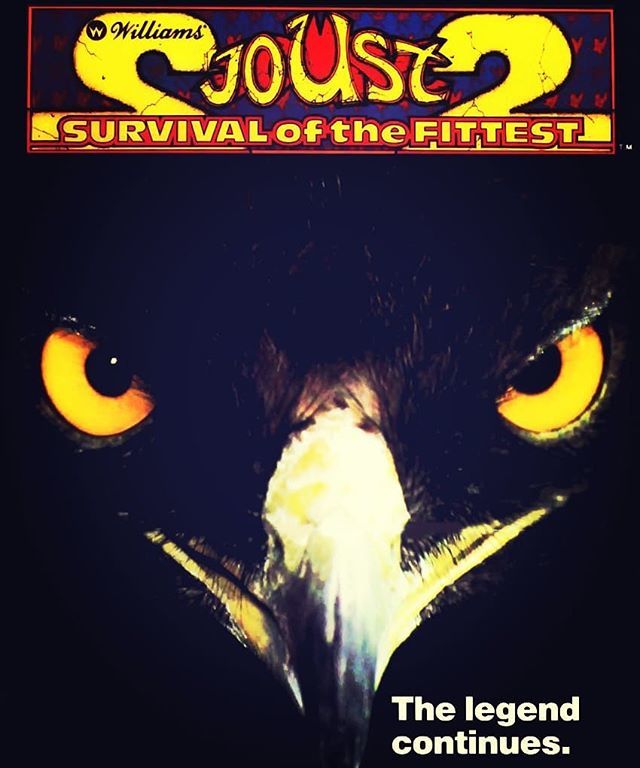 fvideogames71's tweet photo. Joust 2: Survival of the Fittest (1986 Arcade By Williams) is a sequel to Joust. It introduced a transformation ability that morphs the player's bird into a pegasus, which provides better offensive capabilities. #joust #joust2 #survivalofthefittest #will… https://t.co/ndGgDhkmy8 https://t.co/f7xgVuS67B