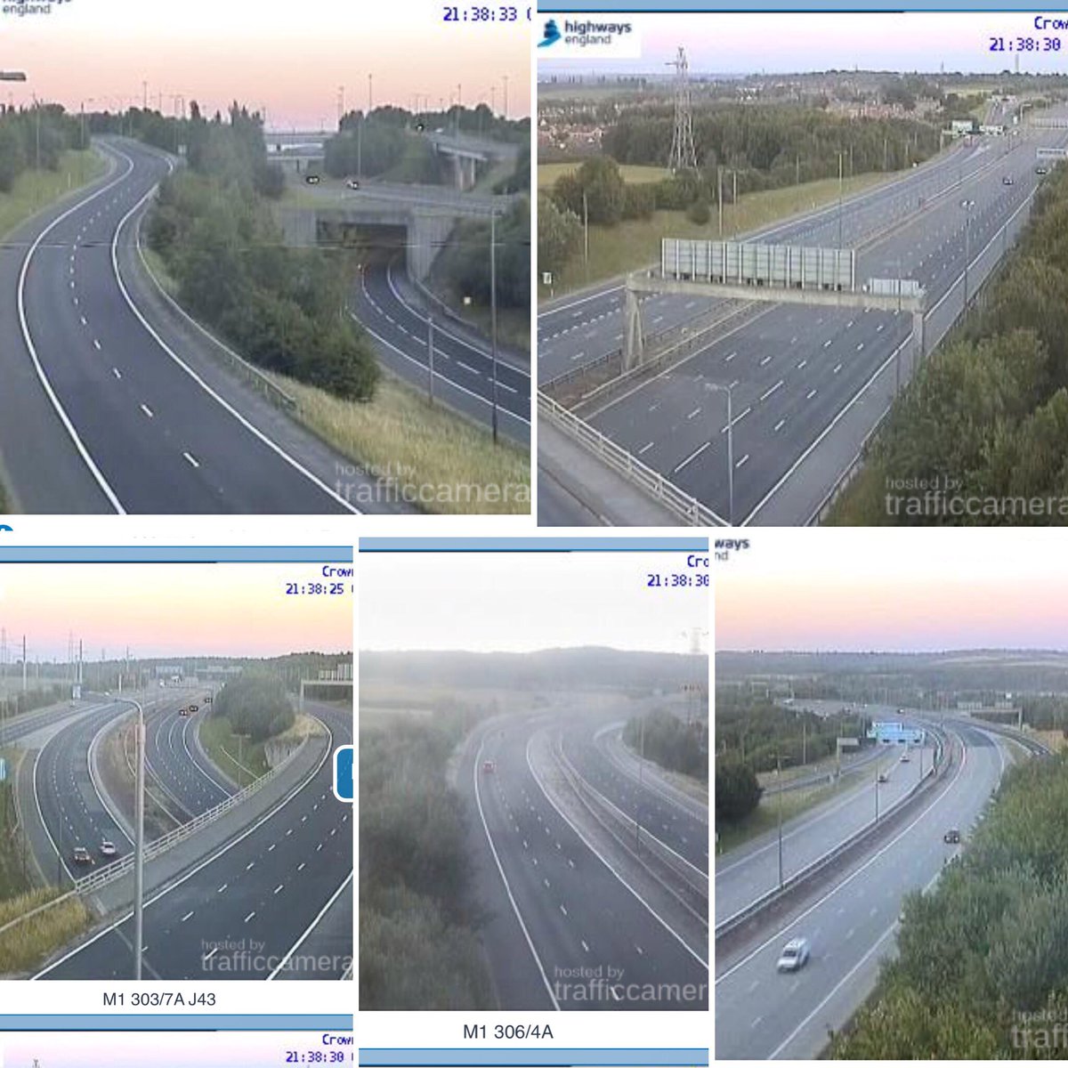 mrjakehumphrey's tweet photo. These are live images from motorways up and down England. 
We all feel sick. 
We all wants to avoid this. 
We all know what history says. 

BUT WE’RE ALL IN THIS TOGETHER... https://t.co/DFpT9SRNqz