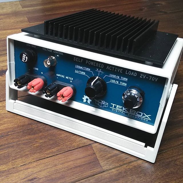 BentTronics's tweet image. Checking out the @TekboxDS TBOH02 self-powered active load. #tekbox #electronics #electronicslab #diyelectronics #diy #testequipment