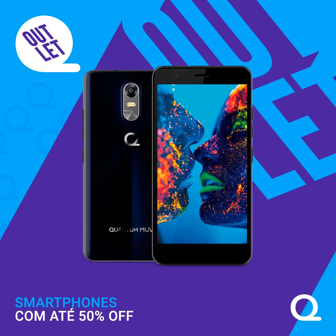 meuquantum's tweet photo. Tá rolando Outlet Quantum no nosso site! Você vai encontrar smartphones com até 50% de desconto! 😱🤩 Corre lá conferir: https://t.co/LJfk0zBeUE https://t.co/I6gYk2Wa6b