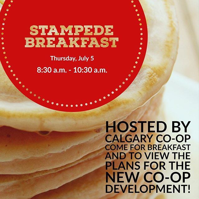 winstonheights's tweet photo. Free Stampede Breakfast
Loction: 540 16 Ave NE
Time: 8:30am – 10:30am
*plans for the new Co-op development will be on display!
#stampede #calgary #yyc #yycca #whmca #stampedebreakfast #breakfast #newplans #newdevelopment #calgarycoop https://t.co/xaIv42cRkr https://t.co/QCijuxc4Pq
