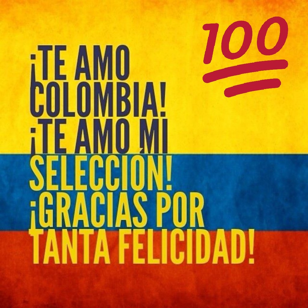 LyndaVivas's tweet photo. Mi tricolor, por utds más orgullosa de ser Colombiana. ¡Unos valientes!
#VivaColombia #VivaLaTricolor
@FCFSeleccionCol #Rusia2018 https://t.co/gEpIyfOVYd