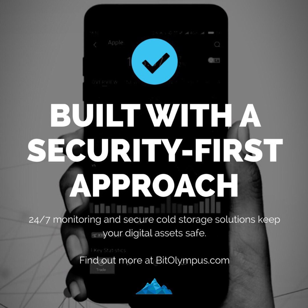 BitOlympus's tweet image. BitOlympus is built with a security-first approach utilizing such methods as cold storage to keep your assets safe and secure.
-
Cold storage is the process of storing crypto in a offline environment away from the internet. #coldstorage #bitcoin #crypto #btc #xrp #ltc #eth