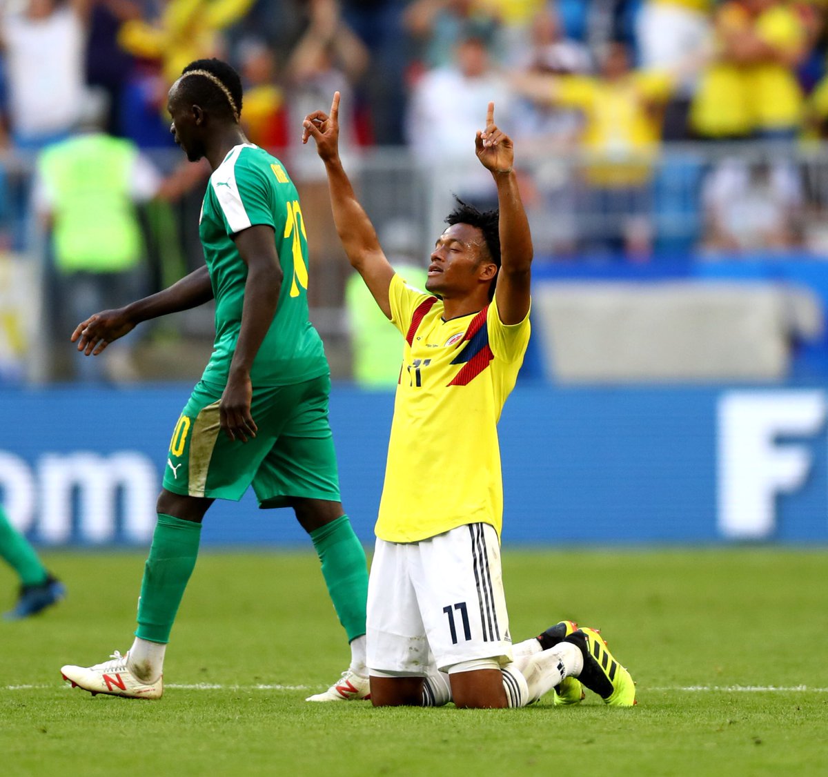 Cuadrado's tweet image. De rodillas ante ti mi señor JESÚS 🙏🏾 Luchamos, corrimos y lo dimos todo, así que cabeza en alto y reconocer aún que no entendamos que tu voluntad es buena. Gracias por permitirnos disfrutar lo que más nos gusta! Gracias al pueblo colombiano 🇨🇴 por su apoyo incondicional!