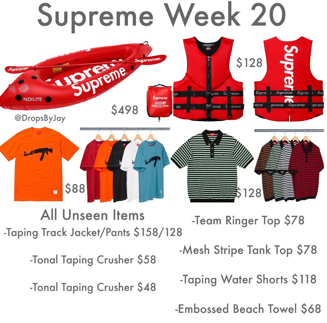 Heated Sneaks Bots On Twitter Supreme Ss18 Week 20 Complete