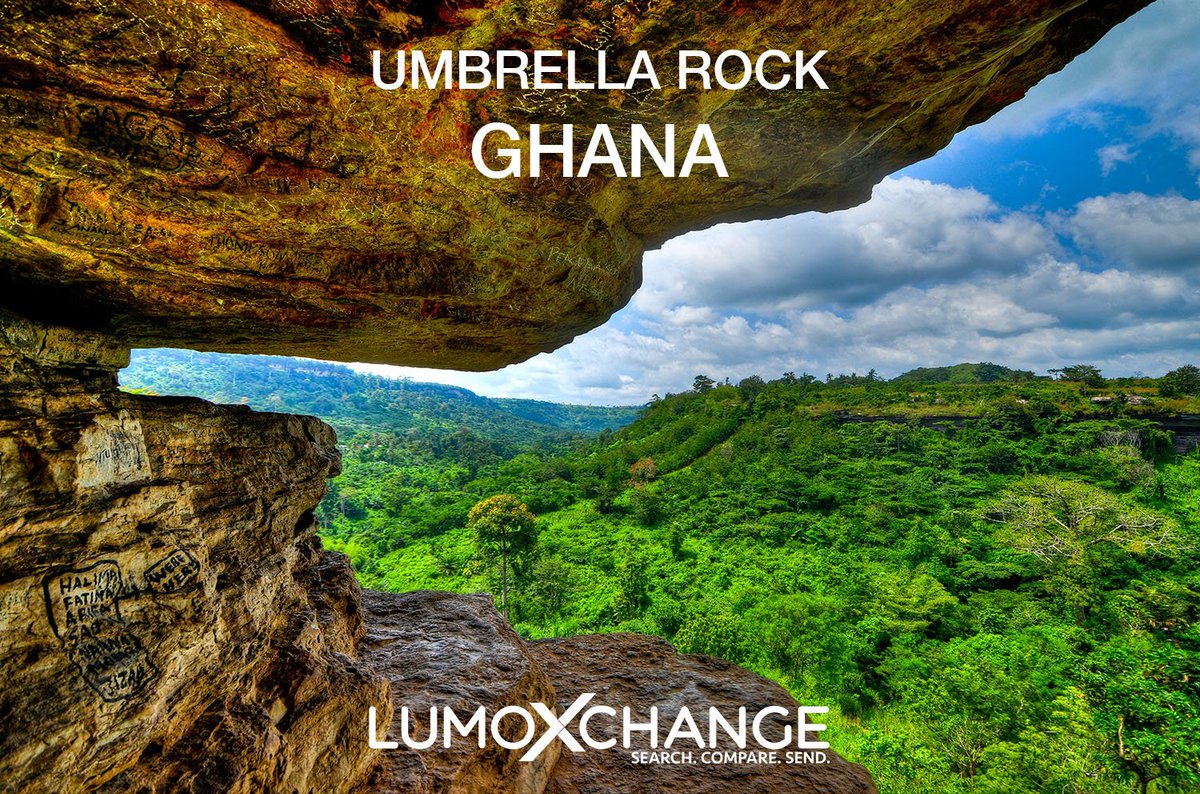 LumoXchange's tweet photo. #UmbrellaRock, a stunning natural formation near Boti Falls in the Yilo Krobo District of #Ghana.
Find the best exchange rates to send money to Ghana at https://t.co/1xDly3epAs
#Accra #GoldCoast #PickYourRate https://t.co/cxAr63UaKC