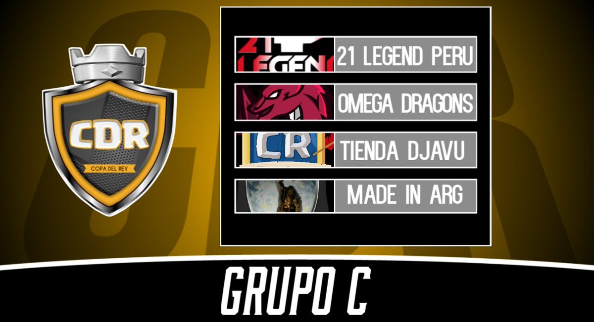 Grupo C !!!

🔸️Integrantes:🔸️

🔴 @21Legend_PE
🔴 @OmegaDragonsCR
🔴 <a href="/Tienda_Djavu/">Team Djavu Gr (CR)</a>
🔴 <a href="/MadeInArg_CR/">Made In Arg Royale</a>
