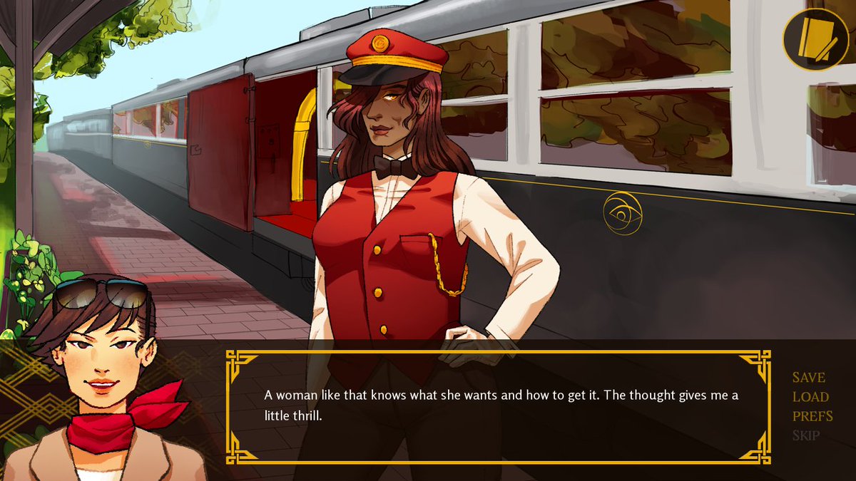 valiant_muffin's tweet image. I just finished playing Love on the Peacock Express and honestly #gamegoals because dang, solving mysteries while flirting with cool stylish older women? HELL YEAH (I'm torn between Cassandra and Vic tbh)

Get it here: trainmilfsgame.itch.io/love-on-the-pe…