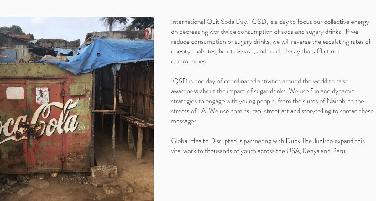 DrJuanFiebre's tweet photo. @HelenClarkNZ @SandroDemaio @EricCrampton @brendon_harre @radionz @WHO @BoydSwinburn @robbeaglehole @kentbuse #BIGSODA be like #BIGTOBACCO, the #KillerCan like the #CancerStick ... #CokeIsHappiness #NewportPleasure must #DEFEATSODATRON to beat #NCDS join us for #InternationalQuitSodaDay Oct 20th #IQSD #BeatNCDS #WaterOnlySchools 🏆 https://t.co/iFZJzfaVsk