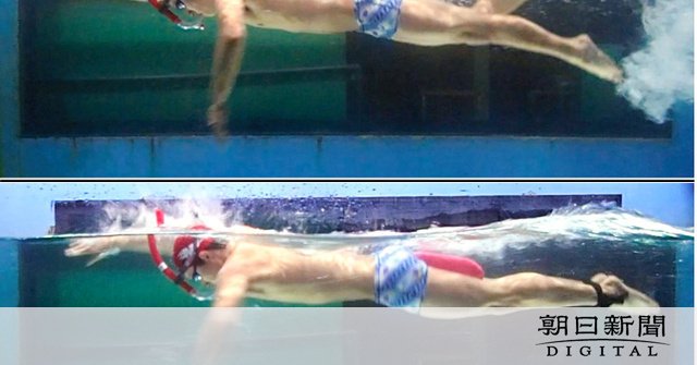 クロールのバタ足 速く泳ごうと打つほど抵抗が増える可能性