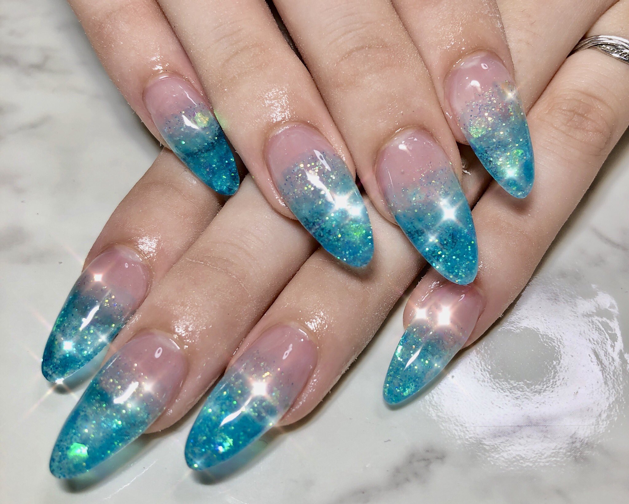 村田 奈津季 No Twitter のりこちゃんネイル スカルプ ラメネイル グラデーションネイル ブルーネイル シンプルネイル キラキラネイル ご新規様 夏ネイル 自宅ネイル Nail T Co Alclaterl0 Twitter