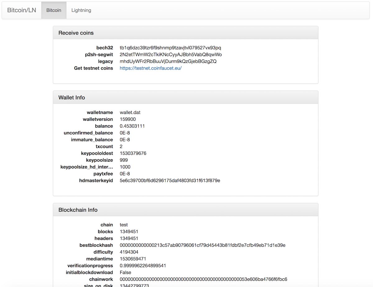 BitcoinIsSaving's tweet image. I&apos;m putting together a docker environment for Bitcoin + LN, the goal is to get a full testnet setup, with peers and funded channels, in one command. Right now it&apos;s just lnd + bitcoind + a basic flask website, more to come!

github.com/PierreRochard/…