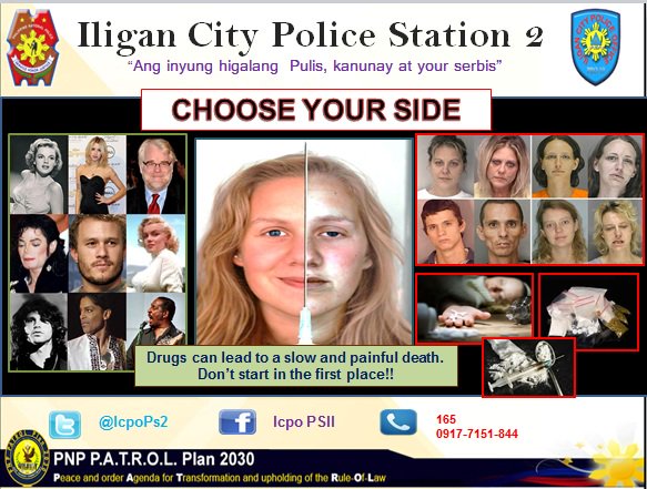 IcpoPs2's tweet photo. "Drugs can lead you to slow and painful death. Don't start in the first place!" -Reminder from ICPS 2

Anti-illegal Drugs Campaign https://t.co/9b02smVWCo