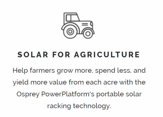nuanceenergy's tweet photo. Solar for agriculture! Call us if you want to know how our Osprey PowerPlatform is helping save thousands of dollars for farmers! #Solar #SolarEnergy  #RenewableEnergy  #groundmount https://t.co/6eyoenJtBy