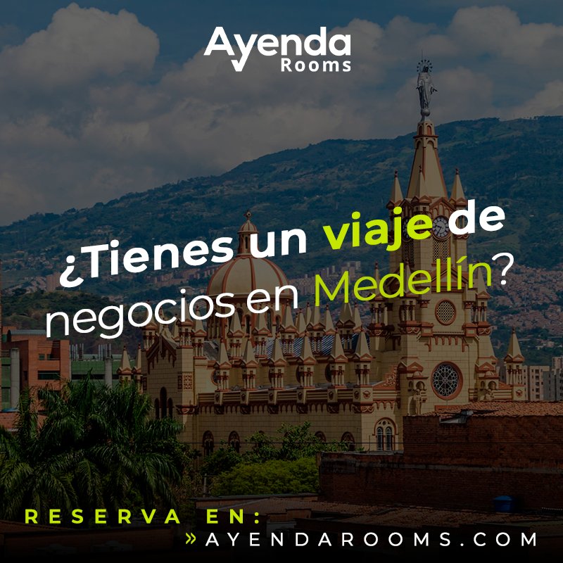 Ayendahoteles's tweet photo. Descubre en https://t.co/h1feNaYU2n las mejores opciones para hacer de tu viaje a Medellín una experiencia más fácil y económica, con hoteles cerca de los lugares mas importantes y precios para cada presupuesto. 

¿Necesitas #Hotel? 📲 https://t.co/LMtiD6PXct https://t.co/k5Enl7mYX7