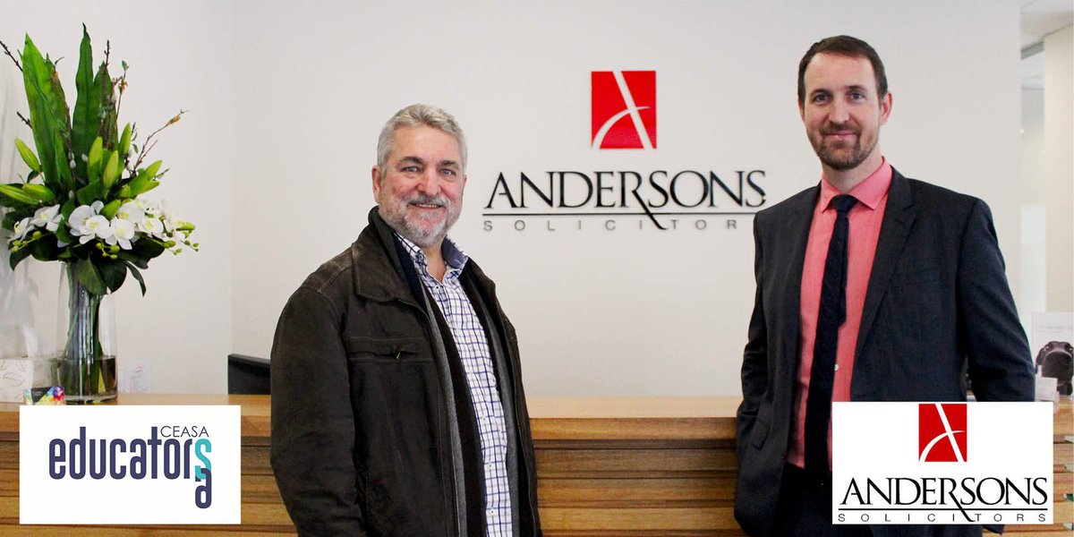 We are proud to announce that Andersons Solicitors is now a major sponsor of Educators SA! We are thrilled to be supporting the professional voice for our state's educators.