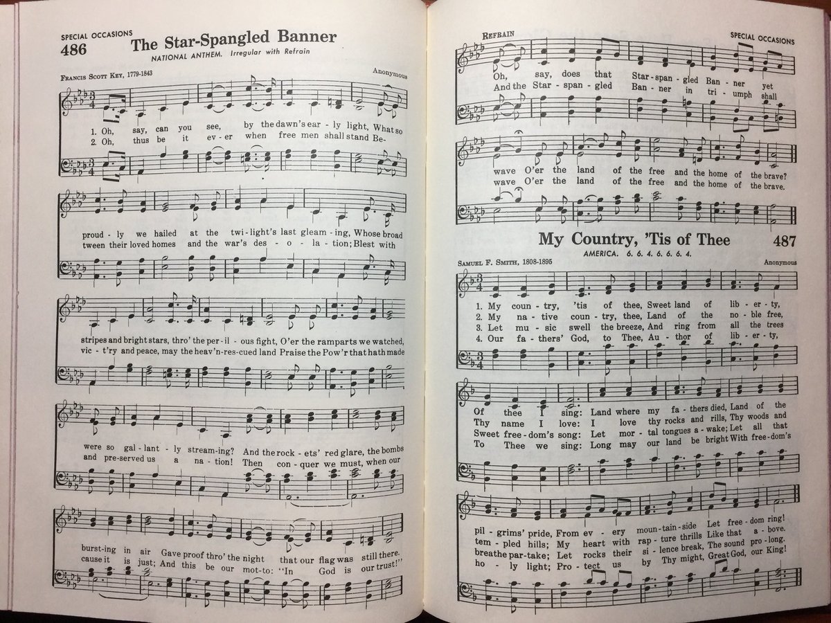 #HYMN
“The Star Spangled Banner”
Praise the power that hath made and PRESERVED us a nation!
#GodBlessAmerica
