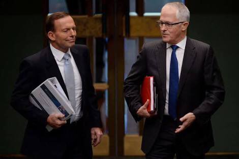 MarkBaileyMP's tweet photo. Abbott at war with Turnbull yet again. Abbott doesn’t believe in human accelerated climate change or action to address it vs. Turnbull who says he believes in climate change but has no plan to do much about it #notmuchdifference #dividedLNP #infighting https://t.co/7cRMeiGCkK