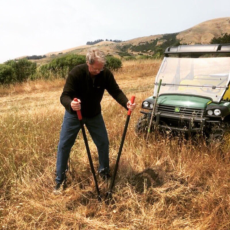 DjerassiProgram's tweet photo. Many installations are underway this #SDM2018, including these by artist/scientists Eliot North, Barbara H. Berrie, and Tom Skalak. With the support of dedicated facilities & grounds crew, the sculptures are being routed, painted, suspended, woven, and fired! #DjerassiSDM https://t.co/MA6jvbDVoN