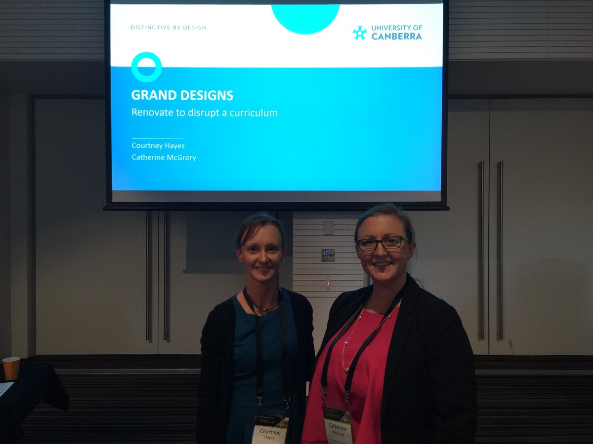 #herdsa2018  congratulations to my two lovely buddies Courtney and Catherine great workshop and ideas to take back and try out