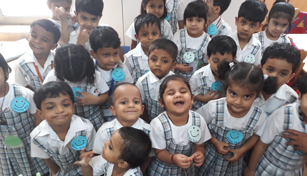 ashokkp's tweet photo. Today's Day; Loved this fun and laughter on the first day of reopening;Who would not? May this #happiness sustain with love, care, engaging curriculum, parental engagement. #qualityeducation @PoojaTalwar11 @sunita_rajiv https://t.co/dMGwDFZdgt