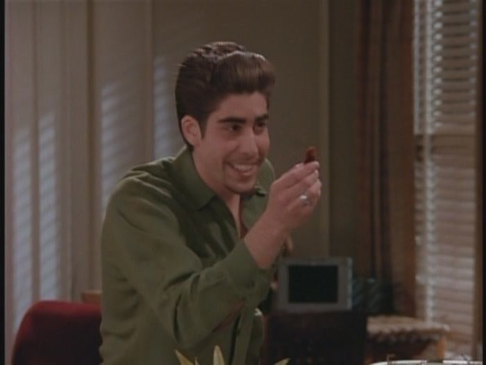 kyy_smith1's tweet photo. chris from the bachelorette is crazy bc he’s actually eddie from friends &amp; he’s seeking revenge for whoever killed his goldfish https://t.co/p23qHkzemS