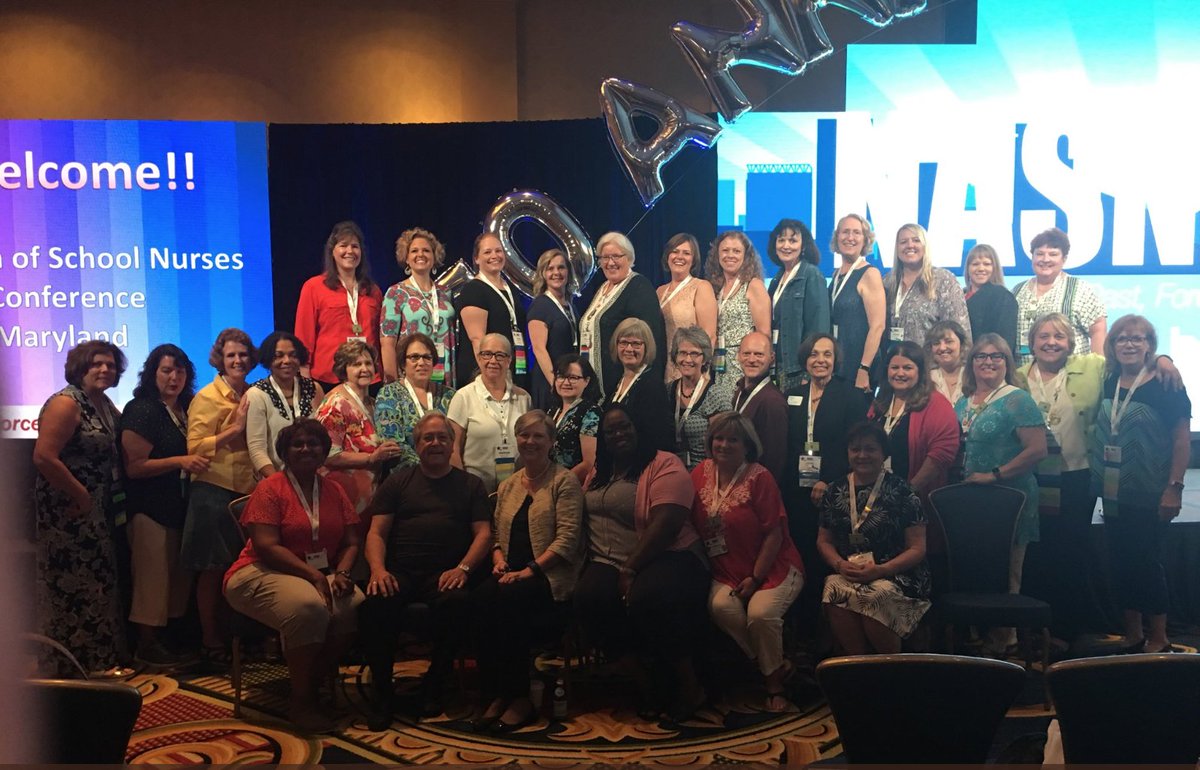 RobinCogan's tweet photo. A reminder to all @schoolnurses who participated in the @jjshlp, please share this blog post about our plan to share outcomes with @JNJCares. https://t.co/TbvKVNn80f This picture is from #NASN2018, which just concluded. Pictured are Fellows who attended #NASN2018 https://t.co/OtBA7SIeCX