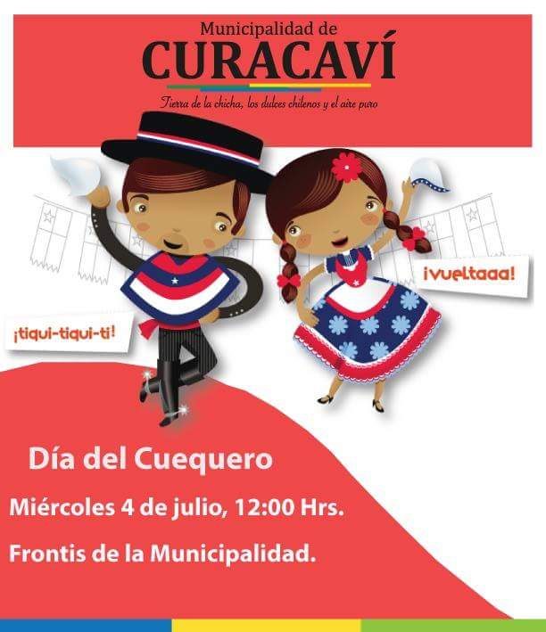 RadioVicfer's tweet photo. Todos invitados a celebrar el #Día del #Cuequero y la #Cuequera, mañana miércoles 4 de julio, a las 12.00 Hrs, en el frontis de la municipalidad de #Curacaví #Identidad #Patrimonio #Cultura #IntendenciaRM https://t.co/ojFdHqwxY0