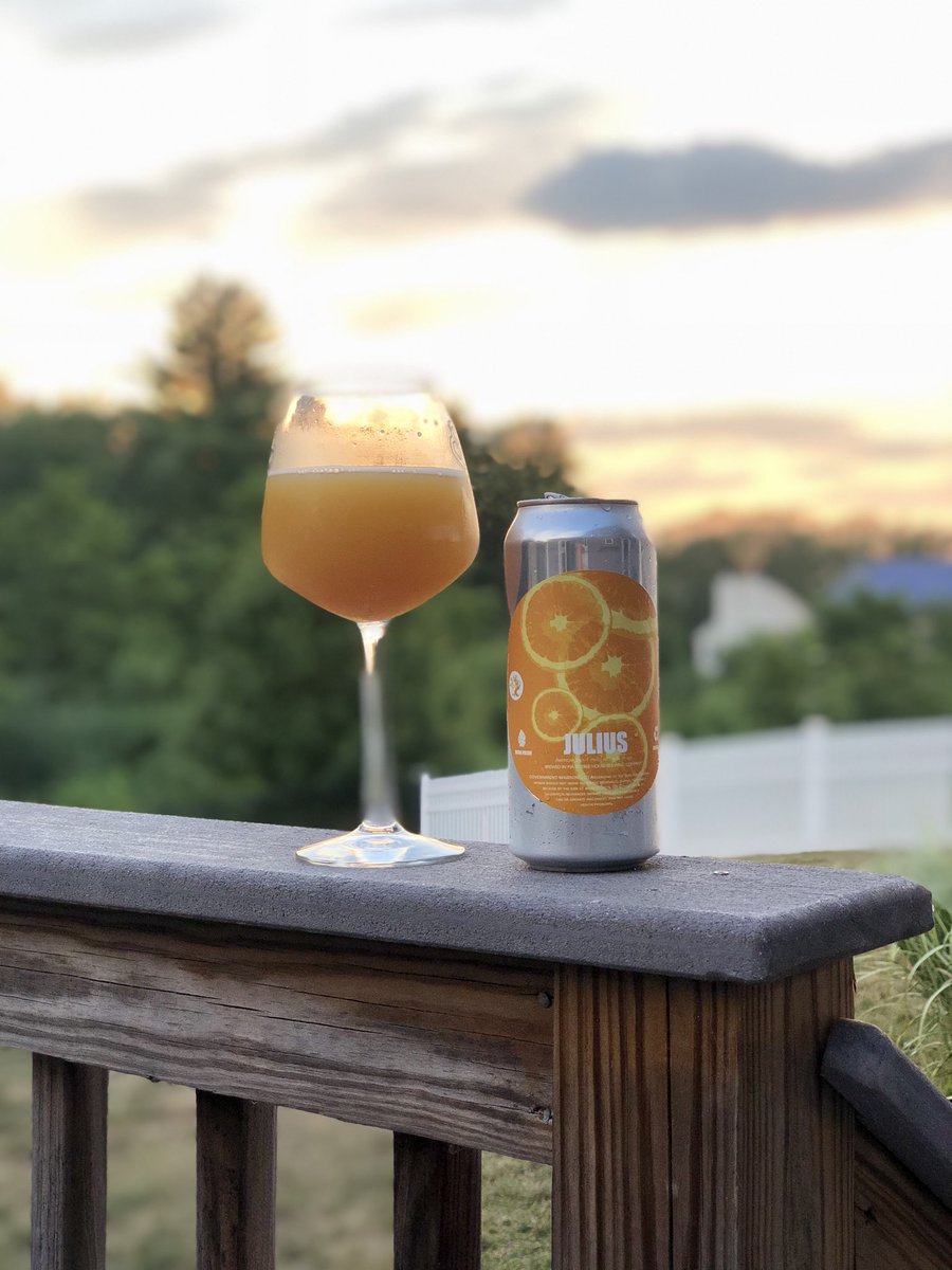 kdushney's tweet photo. Finally cool enough to enjoy a fresh Julius outside! @TreeHouseBrewCo https://t.co/g8L24CWiFo