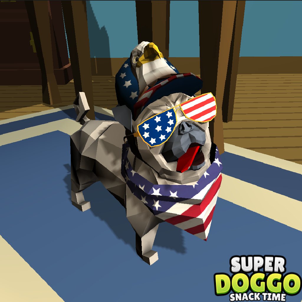 PlayDoggo's tweet photo. 'MURICA ITEMS! Check 'em out!!! 🇺🇸⭐
#USA #Murica #Patriotic #pup #pupper #dog #doggo #dogmeme #dogmemes #doggomeme #doggomemes #SuperDogSnackTime #SuperDoggo #SuperDoggoSnackTime #PlayDoggo https://t.co/njP98gzUxb