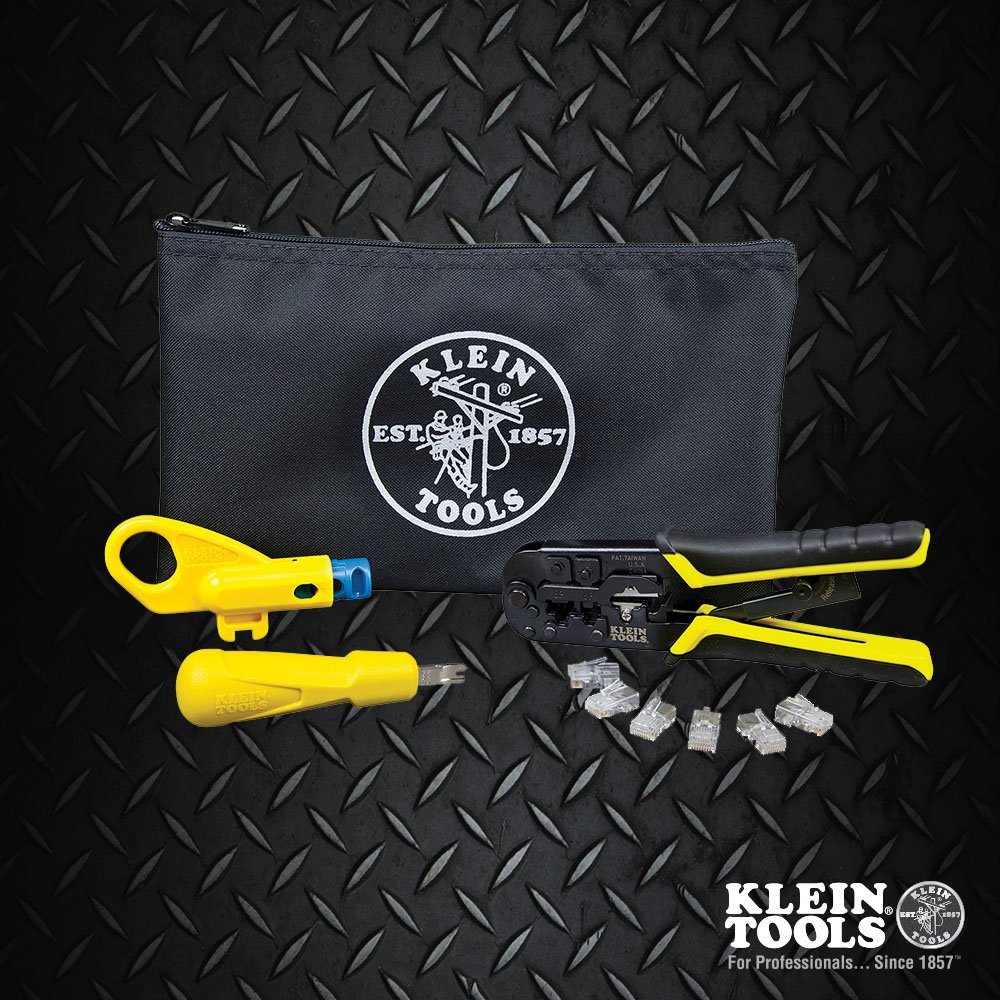 KleinToolsMex's tweet photo. #Kleintools tiene las #herramientas que necesita para #cortar, #pelar y #ponchar, y para terminar cables modulares y conectores. Kit de #instalación de #cable de par #trenzado. Mod. VDV026-212 https://t.co/KktxsywfNr