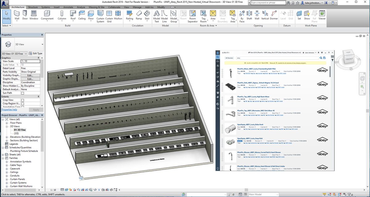 An extensive #Revit library of <a href="/Abey_Australia/">Abey Australia</a> products is now available to UNIFI content management platform users. Created by <a href="/UNIFILabs/">UNIFI Labs</a>, the 70+ families cover a wide range of #Tapware, #Sinks and #Bathroom Accessories. #BIMcontent #BIMANZ