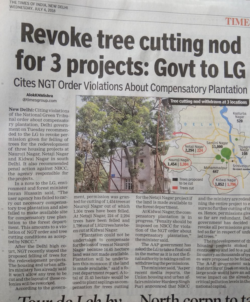 roshangaur's tweet photo. #saveoxygenbank 15
#SaveTreesSaveDelhi
#saveDelhiTrees #OccupyDelhiTrees   #ChipkoMovement 
पेड़ बचने की तरफ एक कदम और ..
 दिल्ली सरकार ने किदवई नगर, नौरोजी नगर, सरोनिनी नगर और नेताजी नगर में पेड़ काटने की अनुमति वापस की। https://t.co/D8LALdVHSq