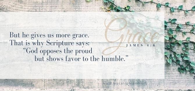 WHBC_Hamilton's tweet image. But he gives us more #grace. That is why Scripture says:
“God opposes the proud
    but shows favor to the humble.” #James46