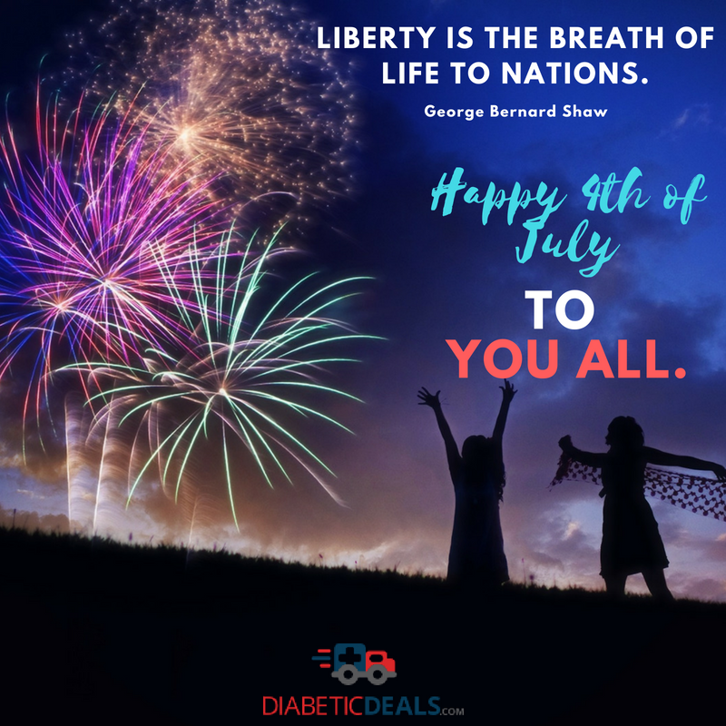 DiabeticDeals_'s tweet photo. This Independence Day, take a step back and cherish your life and the country you live in while appreciating the sacrifices people made to give us independence today.
#Happy4th Everyone! Team Diabetic Deals. 
#IndependenceDay #4thofJuly #USA #Freedom #People #Health #Family #Love https://t.co/YI1FQXbjNS