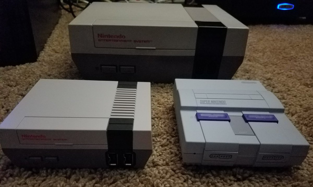 WickedD365's tweet photo. #NES
#NESClassic
#SNESClassic
#NESFamily https://t.co/6r9ks45qkA