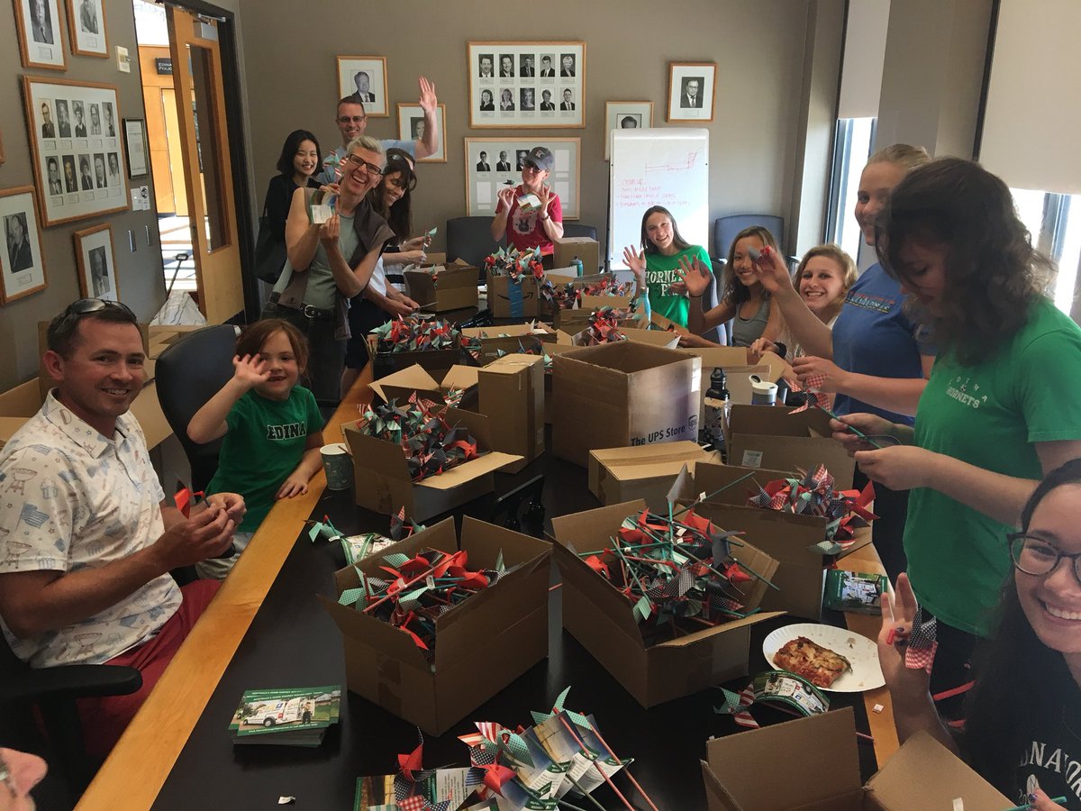 ehsprojectearth's tweet photo. We’ve been busy building our Fourth of July float and assembling ~4500 pinwheels to promote windsource with the EEC! Watch for Project Earth in the Edina Fouth of July Parade tomorrow! 🎆🌎 🇺🇸 https://t.co/ZdBpeEdJSz