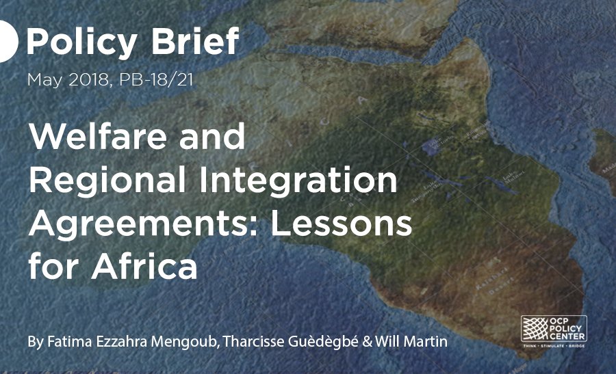 PolicyCenterNS's tweet photo. #PolicyBrief | Although #RegionalIntegration is often seen as a chance for development, authors  @MengoubF, @tharcisse_g and Will Martin   @IFPRI argue that many considerations should be taken into account in designing efficient integration agreements
https://t.co/ZVE8x5vP3C https://t.co/US32pifpHB