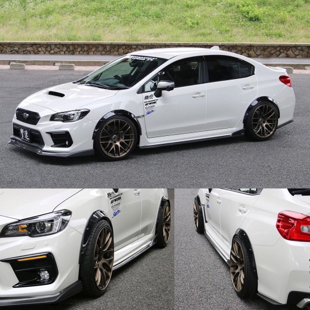 スバル WRX STI/S4 VAB/VAG A-E型全車用の片側50mmのオーバー