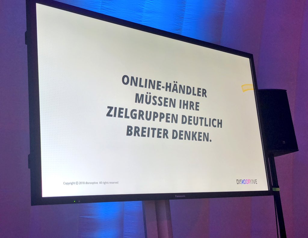 nadineschmittt's tweet photo. „Man sollte Intelligenz nicht an den Markt auslagern“ @disrooptive #eCommerce #mobilethinking #apell #innovation #outofthebox #K5BLN https://t.co/50UEU8wYWW