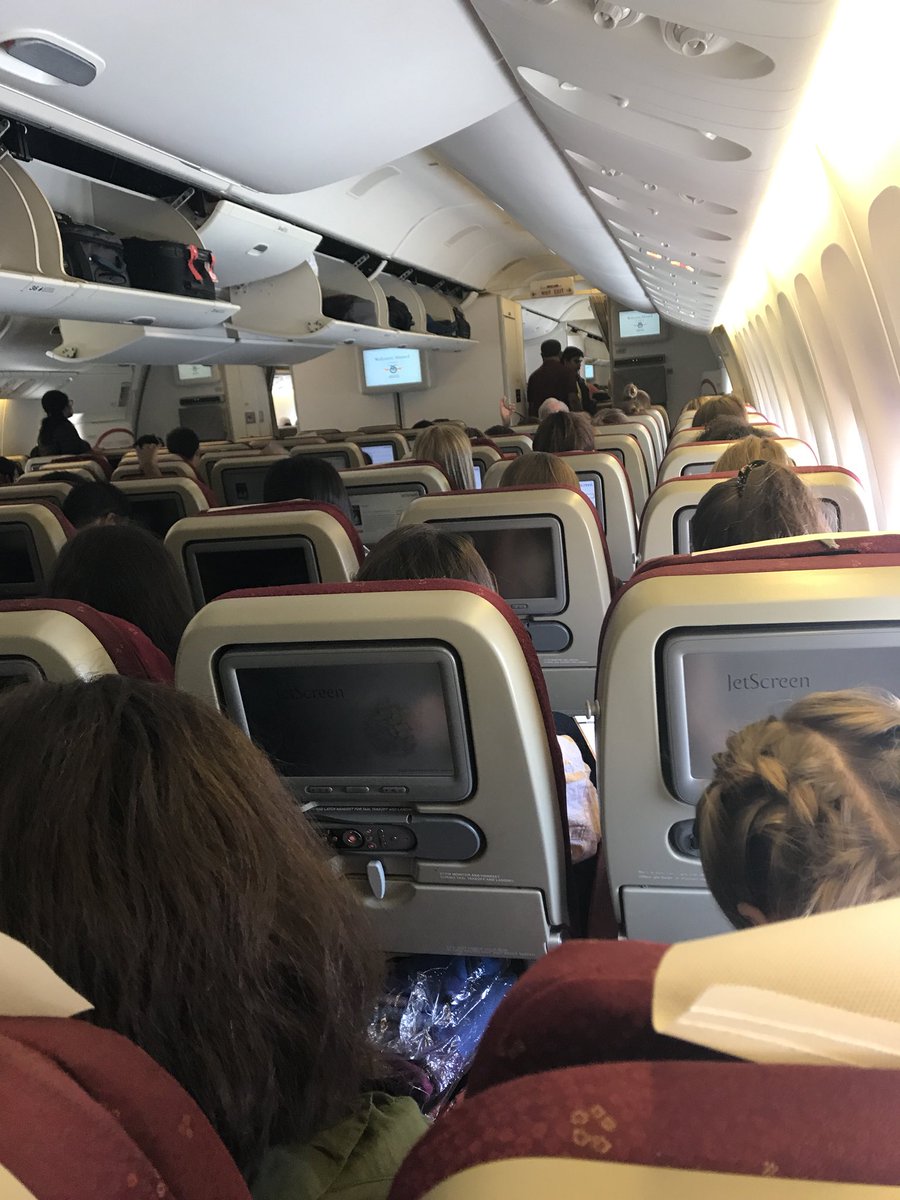 HAEC_India's tweet photo. On the plane and about to take off! https://t.co/z6zslnMV4Y