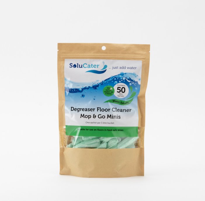 Solupak1's tweet photo. Introducing our Mop and Go minis floor cleaning range ideal for smaller floor surface areas, spill and interval cleaning.
Each pack contains 50 sachets making up to 250 Litres of product.
#Solupak #MopAndGo #SoluClean #SoluCater #CrueltyFree #EnvironmentallyFriendly https://t.co/WNS4riB4rq