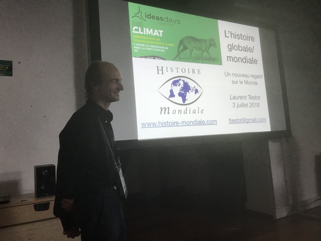 bbilloud's tweet photo. #IDD2018 #IdeasDays #RessourcesLimitées #Climat #Histoire
«Corréler événements climatiques et événements historiques»
Prez @histoire_monde sur l’Histoire globale mondiale / Histoire environnementale: travailler sur la longue durée, la longue distance, de façon transdisciplinaire https://t.co/2ae5mtnXeA