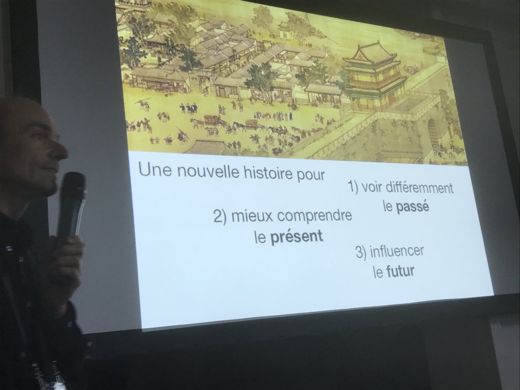 bbilloud's tweet photo. #IDD2018 #IdeasDays #RessourcesLimitées #Climat #Histoire
«Corréler événements climatiques et événements historiques»
Prez @histoire_monde sur l’Histoire globale mondiale / Histoire environnementale: travailler sur la longue durée, la longue distance, de façon transdisciplinaire https://t.co/2ae5mtnXeA