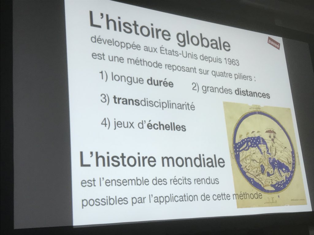 bbilloud's tweet photo. #IDD2018 #IdeasDays #RessourcesLimitées #Climat #Histoire
«Corréler événements climatiques et événements historiques»
Prez @histoire_monde sur l’Histoire globale mondiale / Histoire environnementale: travailler sur la longue durée, la longue distance, de façon transdisciplinaire https://t.co/2ae5mtnXeA