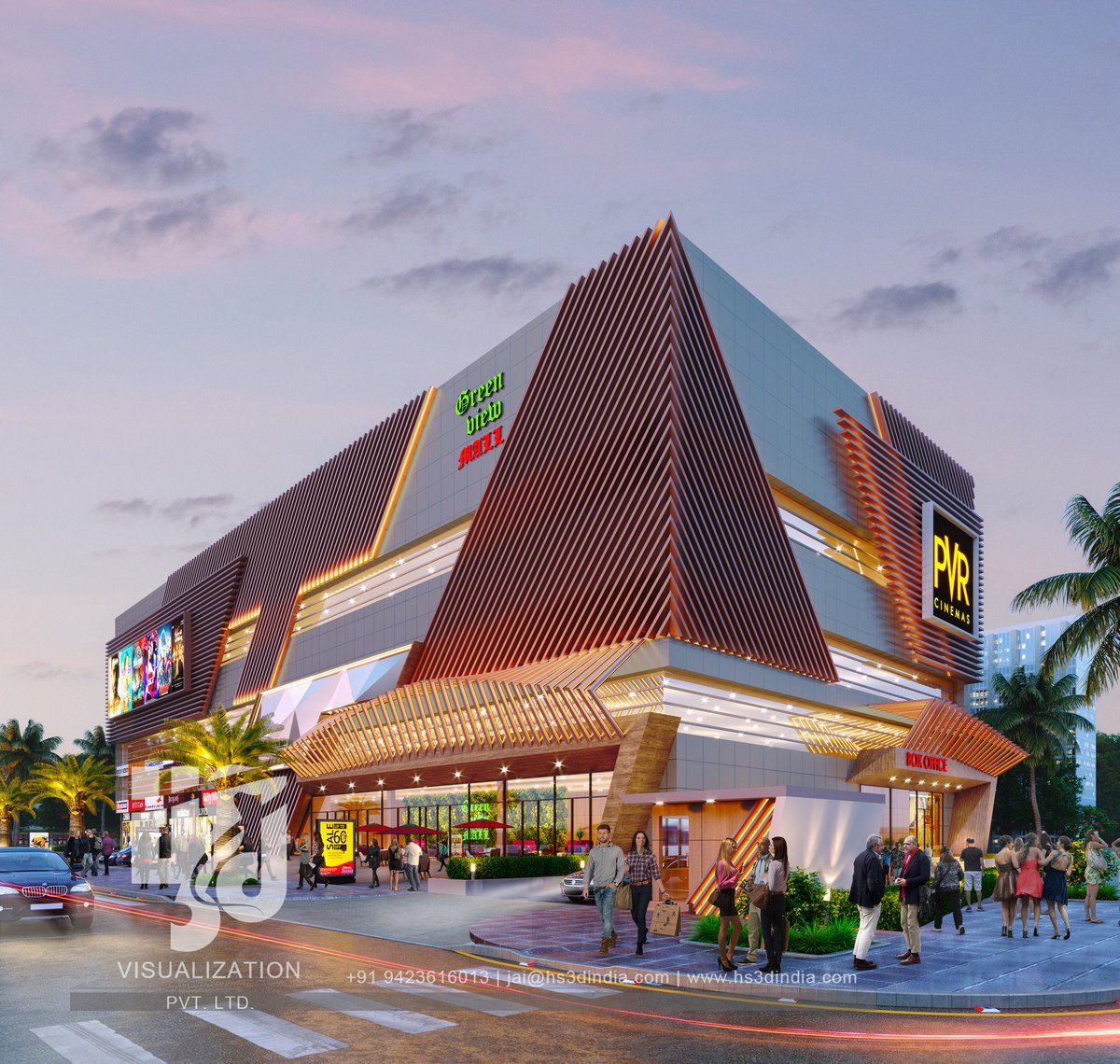 nirlepkaur_id's tweet photo. #3DOUTSOURCING #hs3dIndia #cgi #commercial #mall #duskrendering #elevationdesign #streetview #streetviewrender #cncwall #unique #elevation #design #exteriorview #duskrendering #unique #roof #lighting #texture #architizer #3DRENDERING #commercialexterior https://t.co/1h9kZ9YBh7